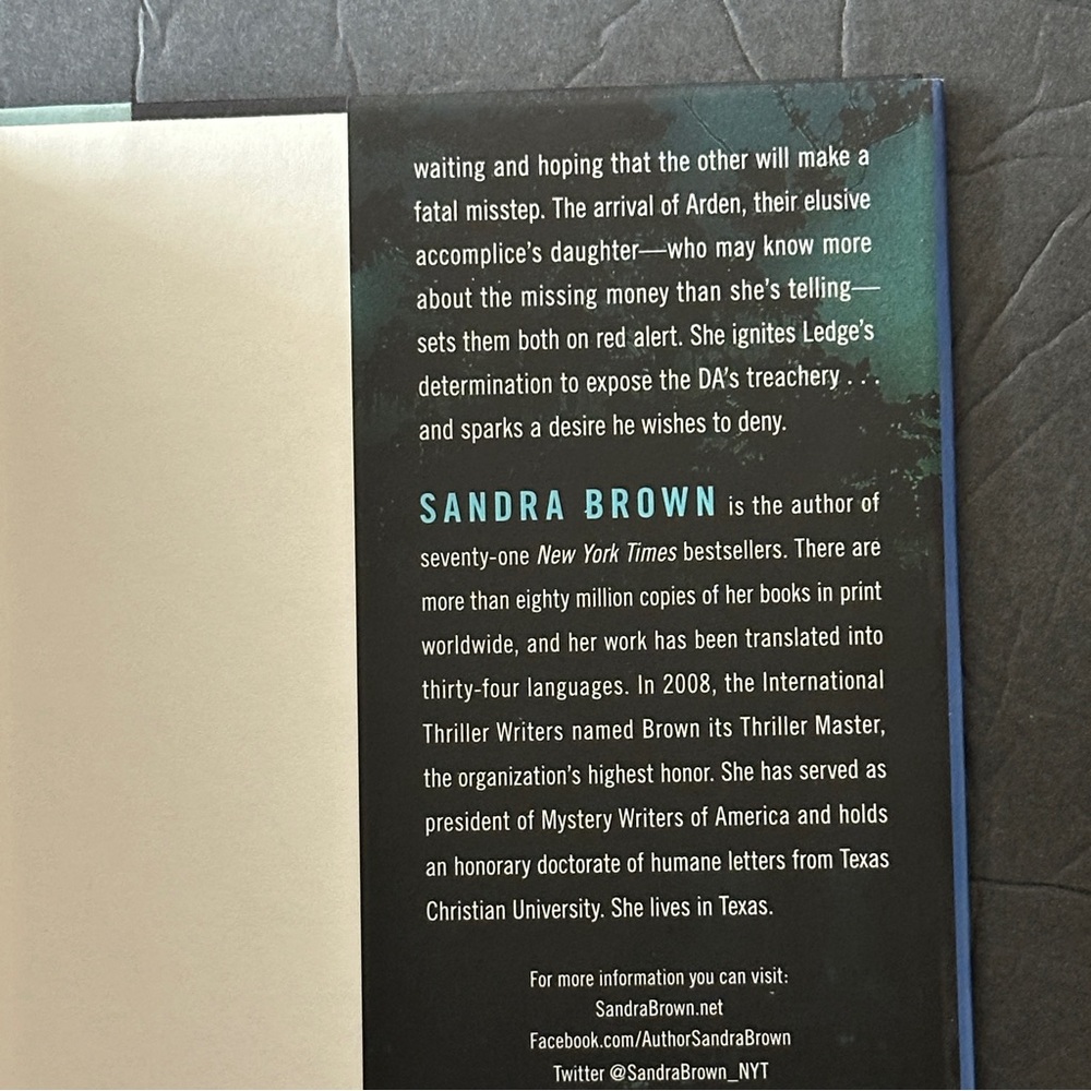 Thick as Thieves: A Novel by Sandra Brown | Fiction, Romance | Hardcover Book - Picture 4 of 10